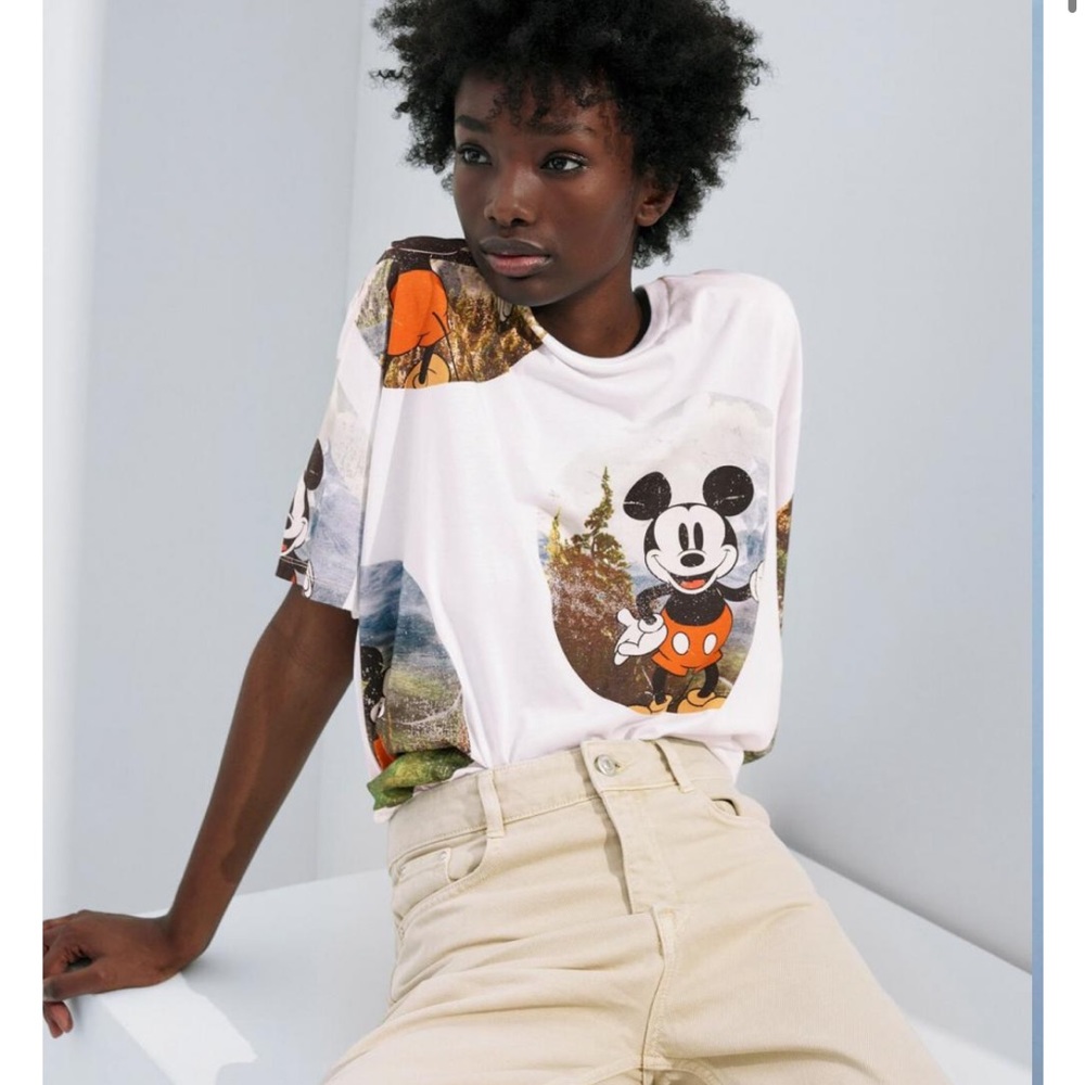 Zara Mickey Mouse Shirt